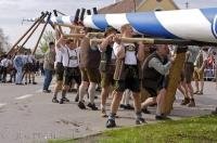 The Maibaumfest is a major annual event in Putzbrunn, Germany.