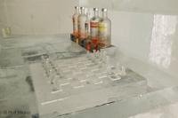 Chess Sets made completely of ice