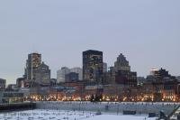 Stock Photo of Old Montreal at Dusk