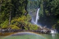 Especially powerful is Millard Creek waterfall after heavy rainfall, on sunny days it often creates a wonderful rainbow.