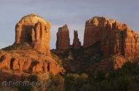 The stunning red rock formations of Cathedral Rock near Sedona, Arizona, USA.