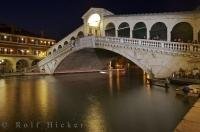 Until the mid 19th century, the Rialto Bridge in Venice, was the only means of crossing the Grand Canal by foot.