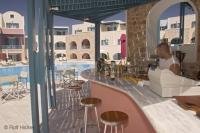 Stock Photo of a Hotel in Santorini, greece