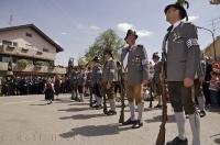 The Schuetzenverein of Putzbrunn, Bavaria, Germany.