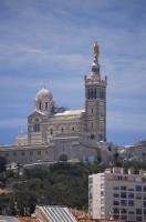 The most outstanding Second Empire landmark in the city of Marseille in Provence, France in Europe is the Notre Dame de la Garde Church atop the La Garde hill.