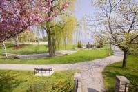 A great place to visit during a vacation is the Spencer Smith Park and Waterfront Trail situated in the heart of Burlington on the banks of Lake Ontario.