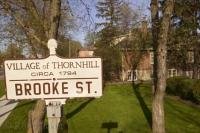 The village of Thornhill, in Vaughan Ontario, Canada was established in 1794