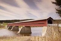 The covered bridge situated in St Georges is a historic site in Quebec, Canada and shouldn't be missed out from travel plans in the area.