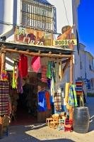 One of the many handcraft shops in the village of Trevelez, La Orza Bodega offers tourists an array of hand woven blankets, clothing and wine.