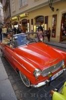 A tour through the streets of Prague in vintage cars is a spectacular way to see the city of the Czech Republic in Europe.