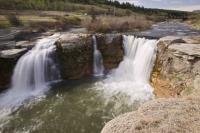 The sound and vision of water rushing over the edge of waterfalls is refreshing to the mind and soul.