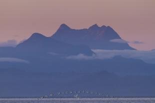 photo of BC Coast Mountain Sunset