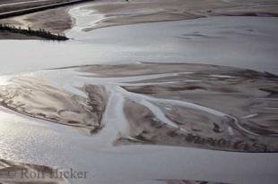 photo of Mud Flats Kluane Lake Aerial Photo