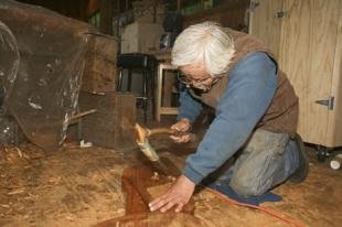 photo of native american carver