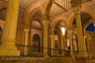 photo of Architectural Design Central Building Plaza De Espana Andalusia Sevilla