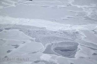 photo of arctic ice art