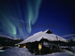 photo of Aurora Borealis Photos Trappers Cabin