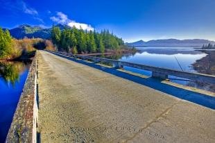 photo of Back Road Bridge Lake And River Scenery