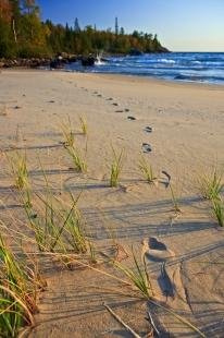 photo of Beautiful Beach Sunset Lake Superior Ontario