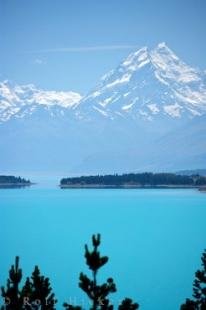 photo of Beautiful Lake Pukaki And Mt Cook Scenery Picture NZ