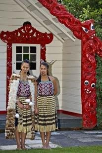 photo of Beautiful Originally Dresses Maori Women Wairakei Terraces New Zealand