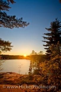 photo of Beautiful George Lake Scenery Killarney Provincial Park Ontario