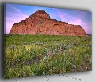 photo of Big Muddy Castle Butte Canvas Fine Art Photo