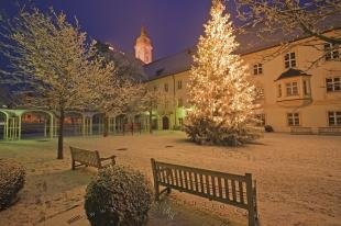 photo of Landratsamt Christmas Scene Freising Bavaria Germany