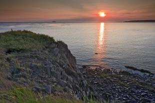 photo of Coastal Sunset Scenery Cape DOr Bay Of Fundy Nova Scotia