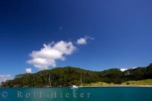 photo of Coastal Scenery Motuarohia Island New Zealand