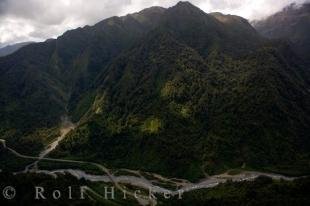 photo of Cook River New Zealand Aerial