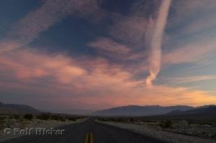 photo of death valley road