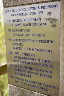 photo of Freising Germany History Sign
