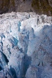 photo of Aerial Glacier Crevasses New Zealand