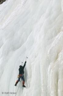 photo of ice climbing