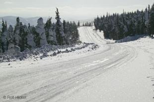 photo of ice road