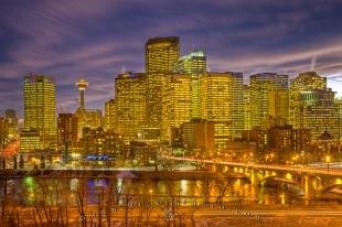 photo of Beautiful Illuminated City Skyline Picture