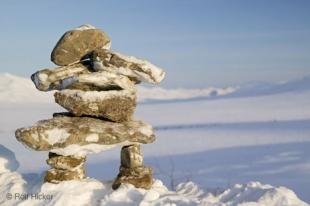 photo of Arctic Native Symbol Inukshuk Pictures