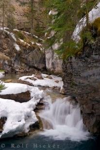 photo of Johnston Creek Ice Melt Banff National Park