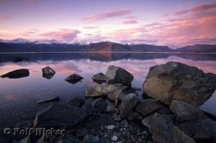 photo of Kluane Lake Sunset