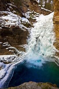 photo of Lower Falls Johnston Canyon Banff National Park Alberta Canada