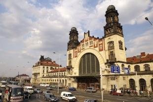 photo of Main Train Station Downtown Prague Czech Republic