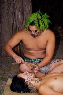 photo of Wairakei Terraces Maori Tattooing New Zealand