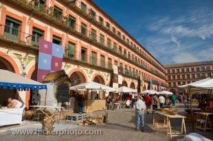 photo of Medieval Market Plaza De La Corredera Cordoba Andalusia Spain