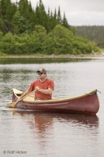 photo of newfoundland canoeing