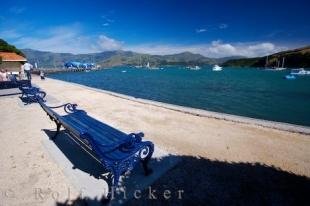 photo of Park Bench Akaroa New Zealand