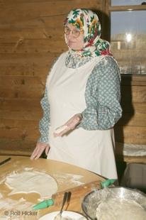 photo of Ukrainian Woman Baking Heritage Village