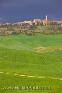 photo of Pienza Town Picture Tuscany Landscape Italy Europe