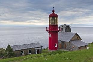 photo of Point A La Renommee Lighthouse Gaspesie Peninsula Quebec