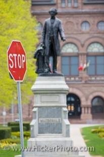 photo of Prime Minister Sir John A MacDonald Statue Toronto